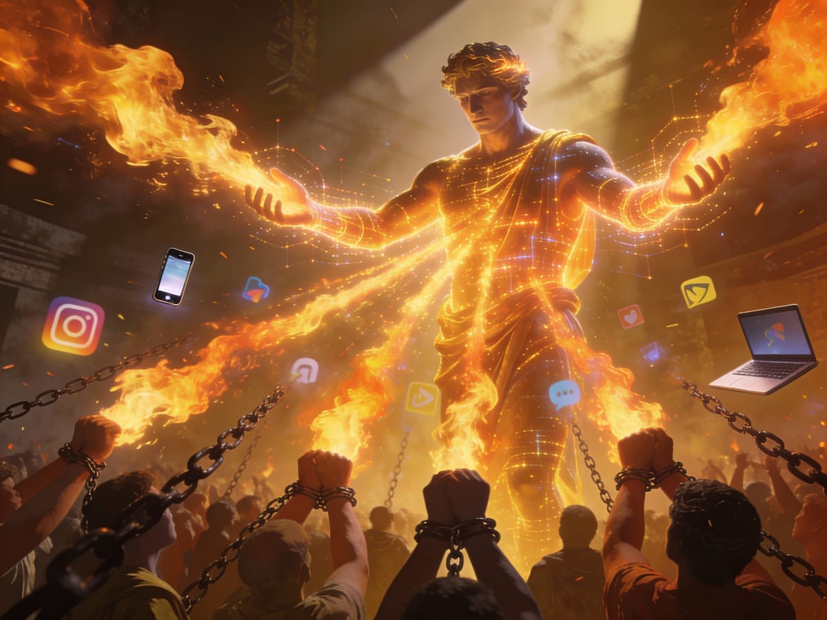 بروميثيوس: الأسطورة التي أضاءت الحضارة الإنسانية